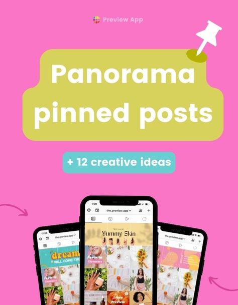 How to Create Seamless Panorama with Instagram Pinned Posts ( ideas) Instagram Pinned Post Banner Ideas, Instagram Pinned Post Ideas, Instagram Pinned Post Banner, Instagram Fonts, Gain Instagram Followers, Handwriting Logo, Blog Font, Posts Ideas, Best Time To Post