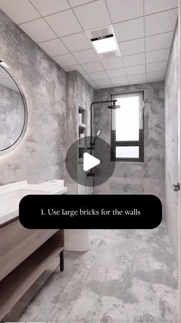 3 Concepts Pte Ltd. on Instagram: "Before you dive into that bathroom renovation project, take note of these game-changing tips! 🚿✨ Our latest reel is a crash course in bathroom brilliance, covering everything from space-saving hacks to stylish design secrets. Swipe, watch, and prepare to transform your toilet into a haven of functionality and flair! 🛁💫 #RenovationExcellence #SkincareSanctuary #TransformationInProgress #RenovationAdventure #CraftingDreams #HomeRenovationMasters #DedicationToDesign #CraftingDreamSpaces #HomeRenovationStory #TransformationMatters #RenovationMagic #RenovationRevival #TurningOldIntoGold #SustainableRenovation #RenovationExcellence #NewBeginnings #RenovationExcellence #InteriorDesignMastery #CraftsmanshipAtWork #InteriorDesignJourney #3Concepts" Bath Area Design, Ensuite Bathroom Ideas Small Space Saving, Bathroom Latest Design, Latest Bathroom Designs 2024, Open Concept Bathroom Design, Rectangular Bathroom Ideas, Bathroom Designs 2024, Bathroom Remodel Videos, Toilet Renovation Ideas