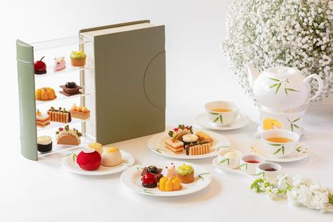 The Best Afternoon Tea Sets to Try in Bangkok Right Now Afternoon Tea Set Up, Tea Branding, Best Afternoon Tea, Valrhona Chocolate, Spring Afternoon, Afternoon Tea Set, Packaging Idea, Light Bites, Thai Tea