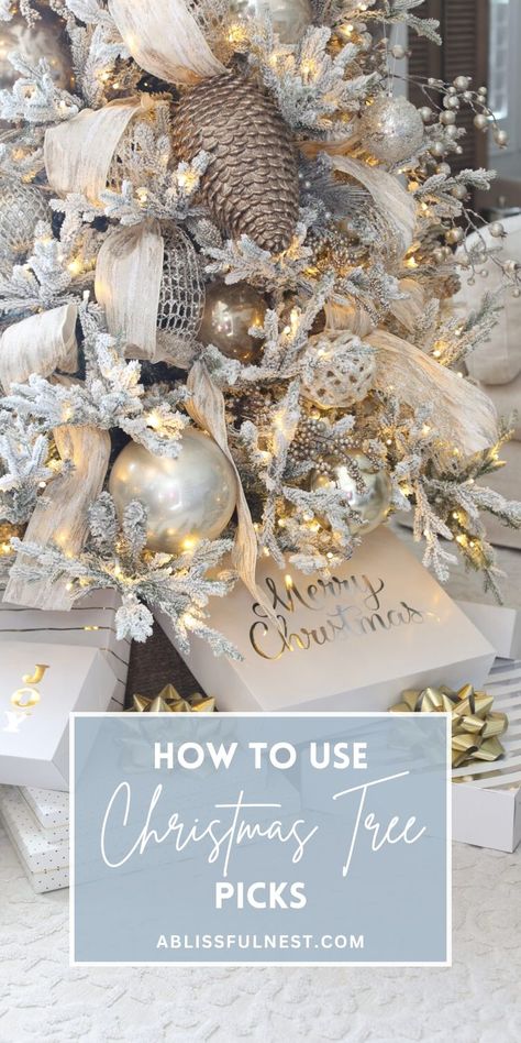 Are you ready to elevate your holiday decor? Discover how to use Christmas tree picks to add unique flair and personality to your festive displays. These decorative elements can easily transform a simple tree into a stunning centerpiece that reflects your style. Embrace the spirit of the season and get inspired to create a beautiful Christmas tree with these versatile picks! #christmasdecor #holidaydecor #diyornaments How To Use Christmas Tree Picks, Christmas Tree Making, Christmas Glam, Christmas Tree Picks, Simple Tree, Christmas Puzzle, Home Decor Hacks, Beautiful Christmas Trees, Puzzle Set