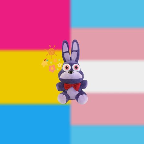 bonnie flag trans and pansexual Trans And Pan Flag, Pan Flag, Micheal Afton, Pansexual Flag, Trans Flag, Fnaf Wallpapers, Leo Dicaprio, Lgbt Art, Pfp Ideas