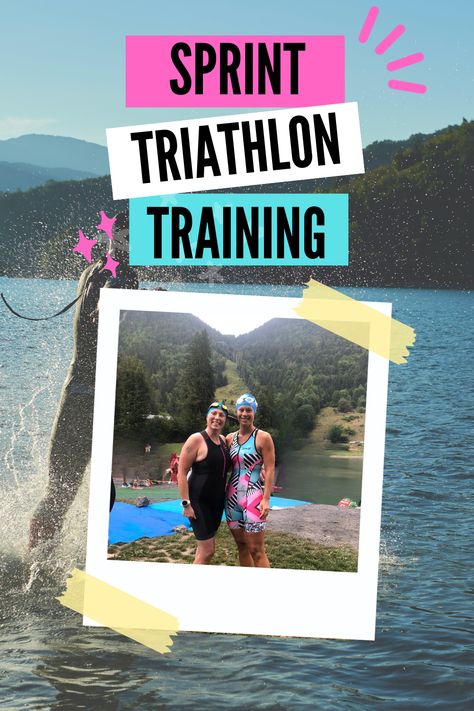 Sprint triathlon training program for beginners. Your ultimate guide on how to crush your first race Triathlon Sprint Training For Beginners, 12 Week Sprint Triathlon Training Plan, Training For Triathlon, Beginner Triathlon Training Plan, Sprint Triathlon Training Beginner, Triathlon Training For Beginners, Sprint Triathlon Training Plan, Workouts For Runners, Sprint Triathlon Training