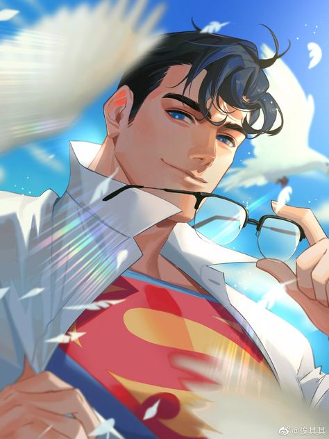 Superman Anime, Clark Kent Superman, Superman Characters, Superman Artwork, Superman X, Superman Family, Superman Man Of Steel, Superman Art, Adventures Of Superman