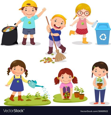 Button People, Waste Recycling, Icons Website, Kids Cleaning, Summer Camps For Kids, People Icon, Kids Vector, Web Icons, Kids Clipart