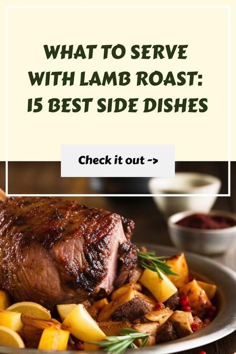 🔥 Elevate your lamb roast game with these 15 Best Side Dishes! 🍽️ Discover mouthwatering recipes that will make your taste buds dance! 😋 #LambRoast #SideDishIdeas #FoodieHeaven What To Serve With Lamb, Lamb Roast Dinner, Lamb Side Dishes, Moroccan Lamb Tagine, Lamb Roast Recipe, Lamb Leg Recipes, Lamb Dinner, Roast Lamb Leg, Grilled Lamb Chops