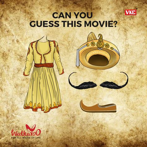 Guess the movie and comment below your answer! #guessthemovie #walkaroo #footwear Guess The Bollywood Movie Game, Diwali Games, Bollywood Theme Party, Movie Games, Film Facts, Minimalistic Posters, Bajirao Mastani, Bollywood Theme, Kitty Party Games