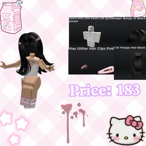 Fit belongs to; jtvxe Preppy Desktop, Iphone Wallpaper Preppy, Skin Roblox, Hood Girls, Hair Care Recipes, Avatar Roblox, Y2k Outfit Ideas, Black Hair Roblox, Baddie Outfits Ideas