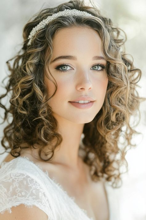 These 60+ bridal hairstyles featuring headbands are designed to elevate your wedding-day style. Perfect for natural curls, romantic waves, or intricate updos, these headbands complete the look effortlessly. Browse now! #bridalbeautyideas #headbandstyles #weddingaccessories Updo With Headband Wedding, Bridal Hairdos, Bridal Hair Ideas, Romantic Waves, Updo With Headband, Short Bridal Hair, Boho Waves, Unique Headband, Bridal Hairdo