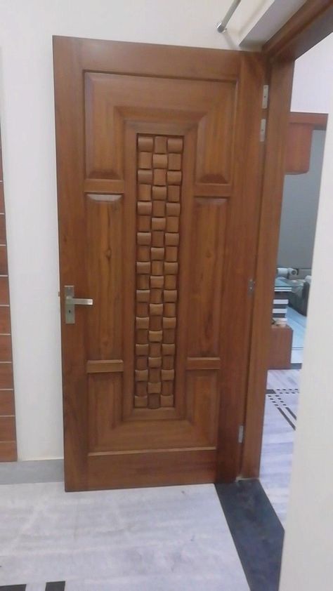 Front Door Design Wood Kerala, Wooden Gate Design, Wood Double Door, Wooden Gate Designs, Main Doors, Flush Door Design, Modern Wooden Doors, Wooden Gate, Single Door Design