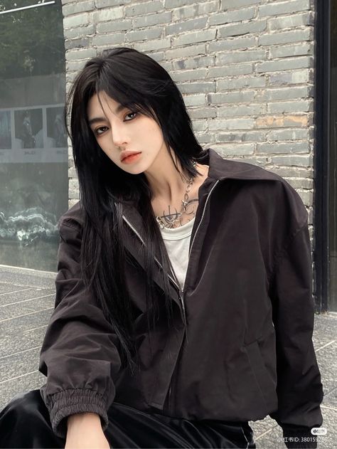 (xiaohongshu app) Korean Reference, Korean Ulzzang Girl, Hairstyles Asian, Masc Women, Chica Cool, Tomboy Outfits, Tomboy Style Outfits, Korean Girl Fashion, Tomboy Fashion