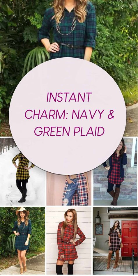 Add some casual charm to your wardrobe with these easy plaid tunic looks that work year-round! Plaid Tunic Outfit, Tunic Outfit, Plaid Tunic, Stylish Outfits, Casual Wear, Everyday Wear, Plaid, Wardrobe, How To Wear