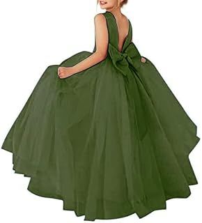 Green Flower Girl Dresses, Olive Green Dress, Olive Green Dresses, Green Flower, Dress Girls, Flower Girl Dress, Flower Girls, Green Flowers, Girl Dress