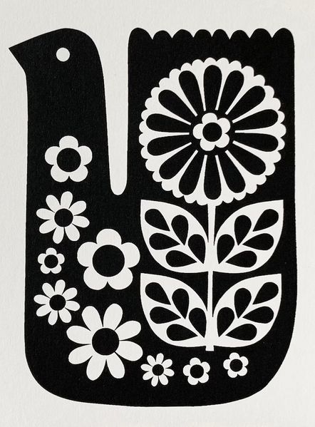 Scandinavian Folk Art Patterns, Diy Bag Painting, Folk Art Patterns, Aluminum Foil Crafts, Folk Bird, Danish Culture, Diy Room Decor Videos, Folk Art Flowers, Folk Design