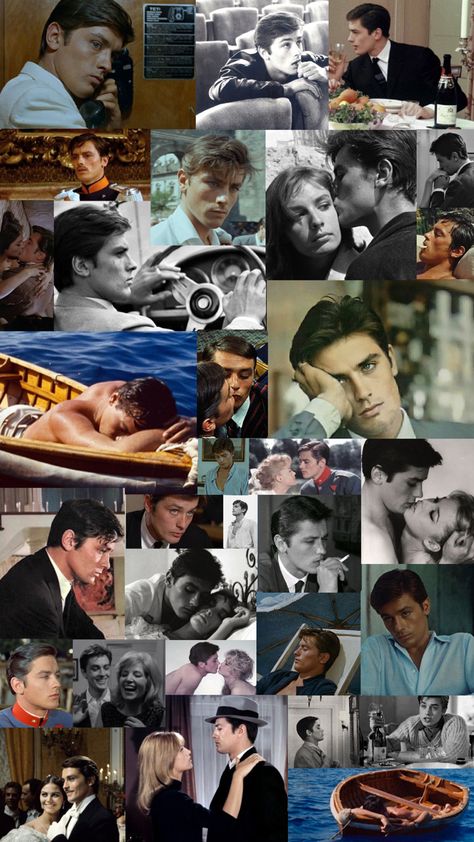 Alain Delon Wallpaper, Alain Delon Aesthetic, Allen Delon, Alian Delon, French Actors, Maxton Hall, French Movies, Asian Men Hairstyle, Hollywood Men