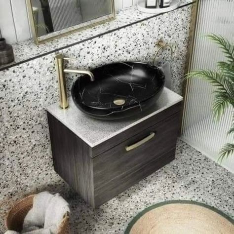 Bathroom Design ✨️ #trendingpost #viralpost #instagramreels #bathroomtour #explorepage #beforeandafter #interiorbathroom #bathroomdesign #bathroomdecor #rennovation #homedesignsdworld #fypシ゚viralシ2024fyp #explorepost #viralpost #foodreview #fitnesschallenge #mukeshambani #90sbollywood #skincaregoals Marble Basin Counter, Table Top Basin Counter Design, Counter Top Basin Bathroom Vanity Units, Basin Counter Design, Black Wash Basin, Counter Top Washbasin, Wash Basin Counter, Modern Pedestal Sink, Vanity Wash Basin