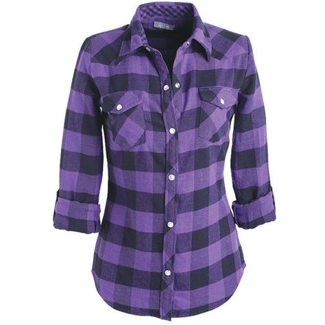 Elisa Flannel Shirt (20 AUD) ❤ liked on Polyvore featuring tops, shirts, blusas, plaid, shirts & blouses, plaid flannel shirt, purple shirt, checkered shirt, plaid button down shirt and purple button up shirt Purple Flannel Outfit, Purple Button Up Shirt, Purple Plaid Shirt, Plaid Shirt Outfits, Purple Flannel, Pride Outfit, Purple Plaid, Checkered Shirt, Purple Shirt