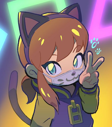 Hatkid Fanart, Hat In Time Fanart, A Hat In Time Pfp, A Hat In Time Fanart, Cat In A Hat Drawing, Cat In Frog Hat Drawing, Sasha Animal Crossing Fanart, Cat With A Hat Drawing, Cats With Hats On