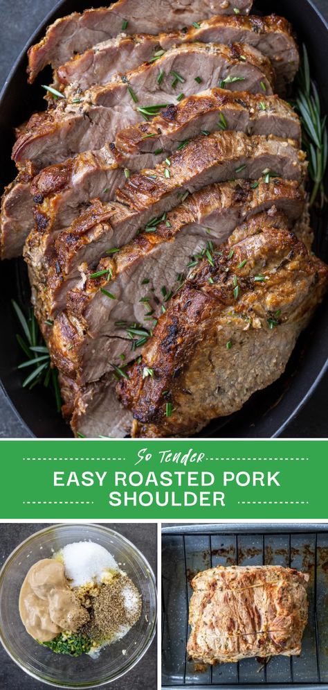 Instant Pot Bone In Pork Shoulder, Pork Shoulder Picnic Roast Recipes, Oven Roast Pork Shoulder, Picnic Roast Recipes Ovens, Shoulder Pork Roast Oven, Slow Roasted Pork Shoulder Roast In Oven, How To Cook Pork Shoulder, Picnic Shoulder Pork Roast, Pork Shoulder In Dutch Oven