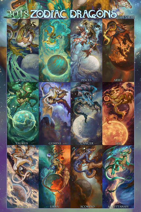 What is your Zodiac Dragon by The-SixthLeafClover Zodiac Dragons, Dragon Zodiac, Zodiac Sign Fashion, Zodiac Signs Chart, Anime Zodiac, Astrology Art, The Zodiac Signs, Dragon Pictures, Capricorn And Aquarius