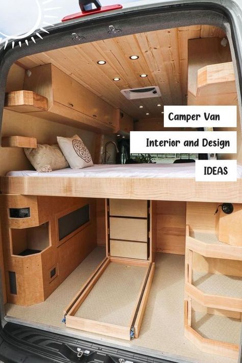 Some people want to have a small and compact vehicle for traveling. That's why the camper vans pop up to the top. camper van interior kits | diy campervan ideas | campervan interior design ideas | campervan interior accessories | van conversion kits with bathroom | campervan interior ideas | small camper van interior ideas | camper van interiors Diy Van Interior, Campervan Interior Ideas, Camper Van Interior, Van Conversion Kits, Self Build Campervan, Small Camper Vans, Motorhome Interior, Campervan Ideas, Diy Van Conversions