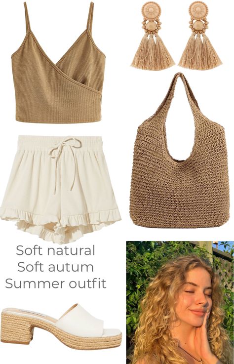 Soft Natural Summer, Soft Natural Summer Outfits, Natural Kibbe Outfits, Autumn Pallet, Kibbe Outfits, Soft Autumn Colors, Sn Kibbe, Natural Kibbe, Romantic Essence