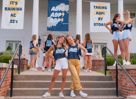 Storm Bid Day, Rho Gamma, Sorority Rush Themes, Sorority Themes, Recruitment Themes, The Perfect Storm, Sorority Bid Day, Bid Day Themes, Perfect Storm