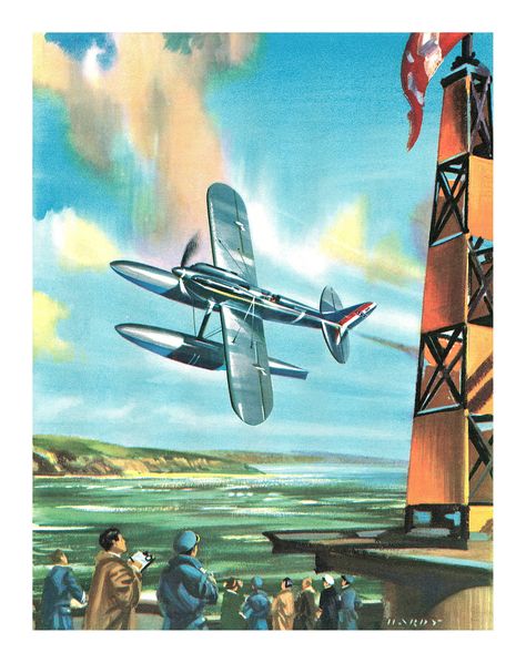 Vintage Airline Posters, Fallout Concept Art, Aviation Theme, Aviation Posters, Air Race, Racing Posters, John Taylor, Aircraft Art, Art Deco Posters