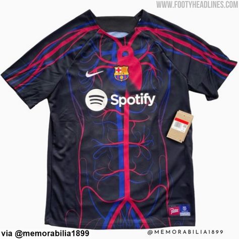 Nike x Patta x FC Barcelona 125th Anniversary Special-Edition Kit Leaked - Footy Headlines Barca Jersey, Barcelona Shirt, Fcb Barcelona, Barcelona Jerseys, Chelsea Liverpool, Soccer Outfits, Nike Tn, Leeds United, As Roma