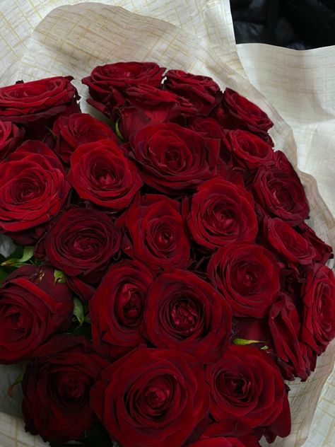 Deep Red Bouquet, Phone Background Wallpaper, Red Roses Wallpaper, Dark Red Roses, Birthday Roses, Red Bouquet, Red Rose Bouquet, Rosé Aesthetic, Wonderful Flowers