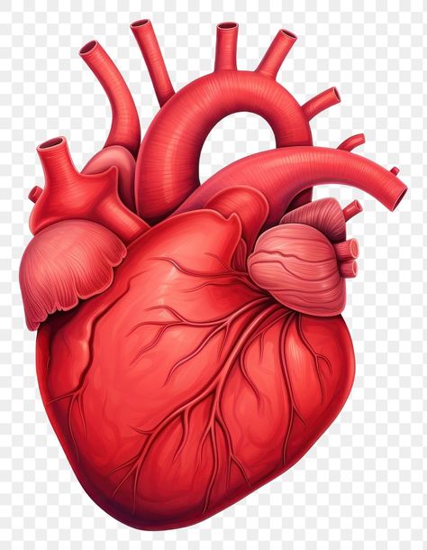 Human Heart Drawing, Human Heart Anatomy, Heart Anatomy, About Heart, Heart Drawing, Human Heart, Anatomy, White Background, Human