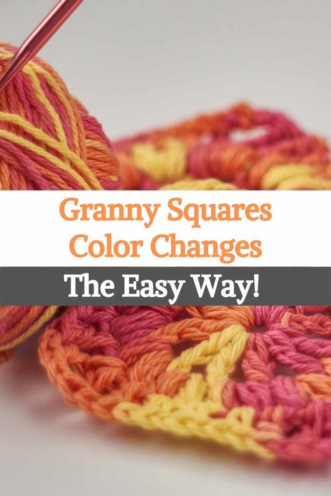 Crocheting granny squares with more than one color involves playing with the different colors of yarn and making the project a cute, different, and fun project. Although granny squares are a favorite of many for their simplicity, making color changes to them can seem intimidating, especially if you are a beginner and just starting to delve into the beautiful art of crochet. But do not worry! the creator of TL Yarn Crafts has made an amazing video tutorial explaining in a super simple way how... Yarn Projects Crochet, Granny Square Pattern Free, Change Colors In Crochet, Crochet Granny Squares, Tl Yarn Crafts, Granny Square Tutorial, Granny Square Projects, Granny Pattern, Granny Square Crochet Patterns Free