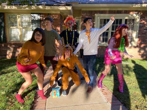 Quartet Halloween Costumes, Scooby Doo Group Halloween Costumes, Scooby Gang Halloween Costumes, Scooby Doo Gang Costumes, Scooby Doo Costumes Group, Hollowed Costumes, Scooby Doo Gang, Gang Group, Gang Costumes