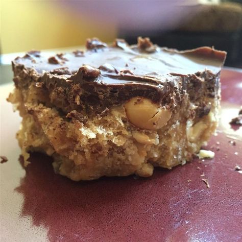 No Bake Sweet Marie Bars Recipe Canadian Chocolate Bars, Peanut Butter Chip Cookies, Peanut Butter Cookie Bars, Candy Bar Cookies, Cookie Bars Easy, Three Ingredient Recipes, Cookie Dough Bars, Peanut Butter Chocolate Bars, Peanut Butter And Chocolate