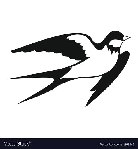 Swallow Vector, Barn Swallow, Simple Illustration, Single Image, Vector Icons, Simple Style, Png Images, Vector Images, Vector Free