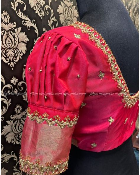 Peacock Embroidery Designs, Jump Suits, Hand Work Design, New Saree Blouse Designs, Simple Embroidery Designs, Patch Work Blouse, Silk Saree Blouse Designs, Aari Work Blouse, Hand Work Blouse