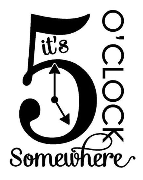 Diy Vinyl Projects, 5 O Clock Somewhere, Kitchen Wall Decals, 5 O Clock, Cricut Projects Beginner, Road Sign, Cricut Craft Room, Diy Cricut, Cricut Tutorials