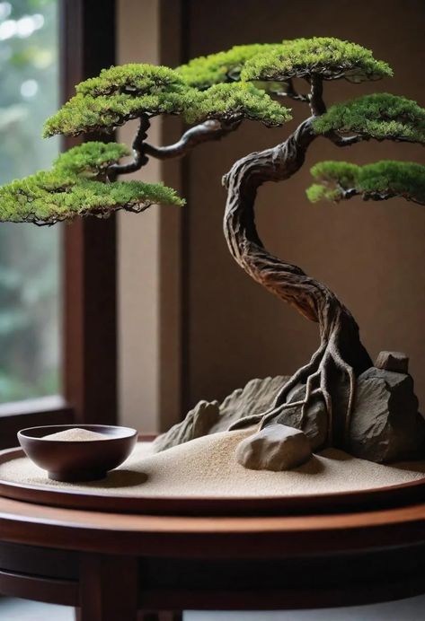 27 Stunning Entrance Table Decor Ideas to Elevate Your Entryway 29 Bonsai Centerpiece, Garden Entryway Ideas, Entrance Table Decor, Drawing Room Furniture, Pipe Table, Entrance Table, Dish Garden, Acrylic Table, Entrance Decor