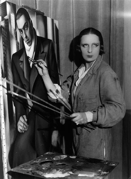 Tamara Lempicka, Art Deco Portrait, Art Deco Artists, Art Deco Paintings, Istoria Artei, Lauren Hutton, Art Deco Movement, Jack Nicholson, Estilo Art Deco