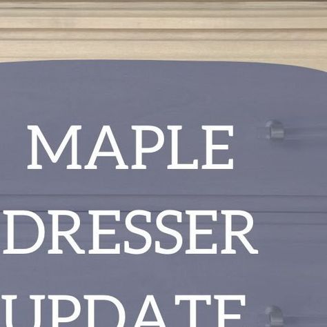 Maple Dresser, Maple Cabinet, Maple Furniture, Maple Cabinets, Round Two, Furniture Refinishing, Furniture Renovation, Color Stone, Paint Color