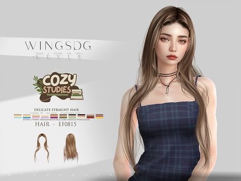 Asian Hair Sims 4, Straight Hair Highlights, Sims 4 Cheats, Play Sims 4, Pelo Sims, Sims 4 Body Mods, Sims 4 Gameplay, Sims 4 Dresses, Female Hair