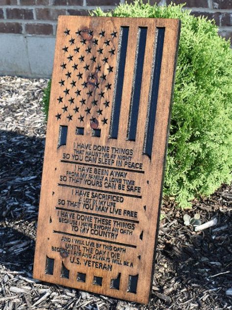 Veterans Gifts, Army Retirement, Wood Decor Signs, Army Crafts, Life Gifts, Black Craft, Homemade Signs, Military Decor, Deployment Gifts