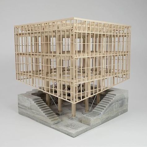 Structural Model, My Wallet, Conceptual Architecture, Architectural Model, Arch Model, Wooden Structure, Architecture Model Making, Wood Model, Structure Architecture