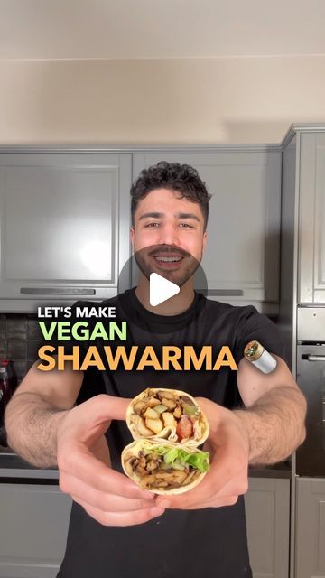 Ahmad Noori on Instagram: "Vegan Shawarma | Recipe ⬇️ (Deutsch in den kommentaren)

In a bowl, combine
-2 tsp garlic powder
-1 tsp turmeric
-1 tsp cumin
-1 tsp coriander
-2 tsp smoked paprika
-1 tsp onion powder
-1 tsp cardamom
-1/2 tsp clove
-1/2 tsp cayenne pepper
-1 Tbsp sugar
-2 Tbsp olive oil
-2 Tbsp soy sauce
-1/4 cup white vinegar
-1/2 Lemon juice 
-2 Tbsp tomato paste
-1 tsp mustard
Add 
-2lb /1kg oyster mushrooms 
and cook on high heat until crispy and still juicy. Spread some hummus on a pita bread, add the mushrooms and salad of choice. Roll it up and enjoy :)

⁣⁣⁣
⁣⁣⁣
⁣⁣⁣
⁣⁣⁣
⁣⁣⁣
⁣⁣⁣

#veganmeal #veganerdöner #veganessen #veganessen #vegan #plantprotein #veganrecipes #döner #mushroomrecipes #veganmeat #whatveganseat #vegansandwich #shawarma #shawarmas #plantbasedfood #veganlunc Shawarma Recipe, Pita Bread, Vegan Sandwich, Plant Protein, Cayenne Peppers, Tomato Paste, Mushroom Recipes, Smoked Paprika, Hummus