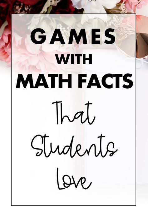 My students love to play math fact games in our classroom. They play them as fast finisher activities or I put them in a math center. These games for math facts are great for 1st grade math and 2nd grade math to help your students get the math fact practice they need with addition and subtraction. Let students have fun as they are practicing their math fact fluency. I'm sharing the math fact games that my students love in our classroom.  #mathfactgames #mathfactsfluency #mathfactspractice Basic Math Facts Games, Addition Math Facts Practice, 3rd Grade Math Facts Practice, Fun Math Games For 1st Grade, Math Fact Fluency Games, Math Facts Games, 2nd Grade Addition And Subtraction, Subtraction Facts Games, Math Fluency Games