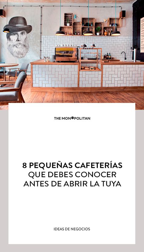 ¿Quieres Emprender tu Propia Cafetería? Descubre estas 8 Cafeterías del Mundo que debes conocer antes de iniciar tu proyecto. Mini Cafeteria Ideas, Cafeteria Vintage, Mini Cafeteria, Cafe Local, Cafe Bar Interior, Cafeteria Design, Mini Cafe, Café Design, Bakery Design Interior