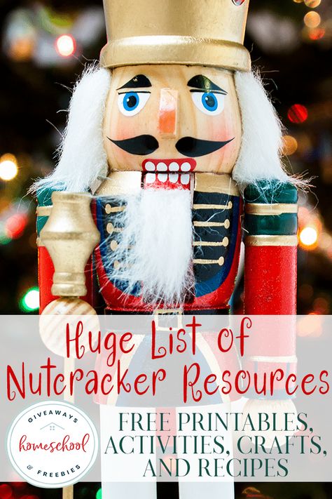 Facebook Twitter Pinterest Christmas is my favorite season. Yes, it is a season in our family. I love the decorating, the lights outside, the music and most of all the family time together. I love spending time with our family and the wonder and awe on their faces during the Christmas season is priceless. SeveralRead More Nutcracker Unit Study, Nutcracker Printables Free, Nutcracker Activities For Kids, Nutcracker Activities, Christmas Homeschool, Nutcracker Christmas Party, Nutcracker Crafts, Nutcracker Party, Ballet Music