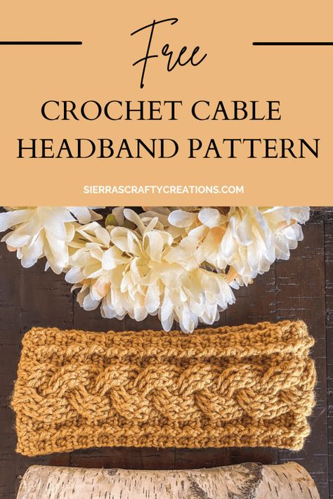 Cable Crochet Headband, Crochet Cable Ear Warmer Free Pattern, Crochet Cable Headband Pattern Free, Crochet Headbands Free Pattern, Free Crochet Head Band Patterns, Headband Free Crochet Pattern, Crochet Braided Headband, Free Ear Warmer Crochet Pattern, Crochet Pattern Headband