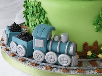 Train Cake Thomas Train Birthday, Christmas Desserts Cakes, Train Cookies, Train Birthday Cake, Dummy Cake, Cake Design Inspiration, Means Of Transport, Making Fondant, Train Decor