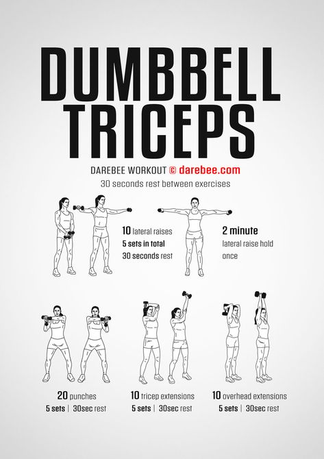 Tricep Dumbell Exercises, Shoulder And Tricep Workout Dumbell, Dumbell Tricep Workout For Women, Dumbbell Bicep And Tricep Workout, Dumbell Tricep Workouts, Tricep Exercises With Dumbbells, Dumbbell Tricep Exercises, Triceps With Dumbbells, Triceps Workout Dumbell