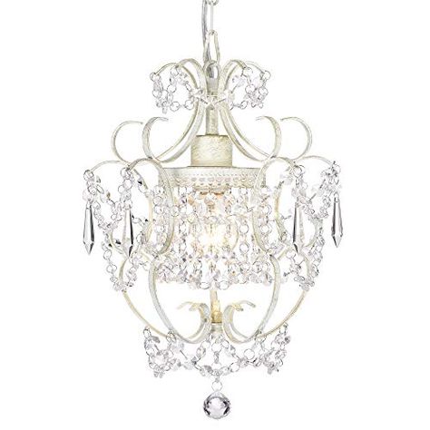 White Chandelier Mini Crystal Chandelier Light Fixture 1 Light Small Chandelier for Girls Room Antique House Chandelier For Girls Room, Bathroom Chandelier Lighting, Small Chandelier Bedroom, Gazebo Chandelier, Girls Room Chandelier, Small Crystal Chandelier, Crystal Chandelier Bedroom, Plug In Chandelier, Pink Chandelier